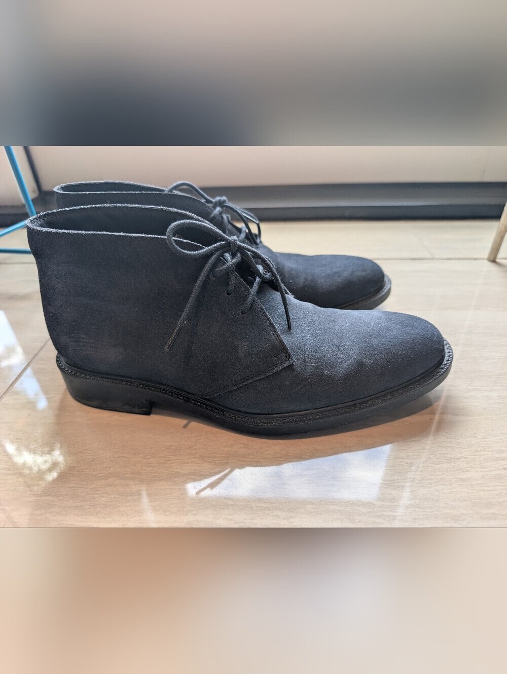 Tod's Suede Chukka Boots blue